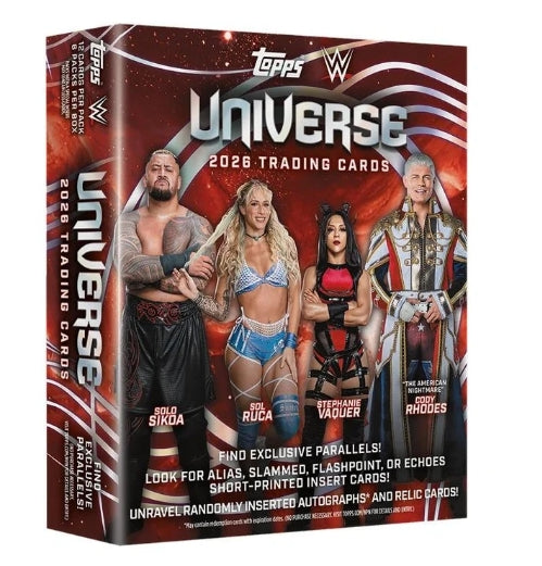 2026 Topps WWE Universe Wrestling Mega Box (PRE-ORDER)