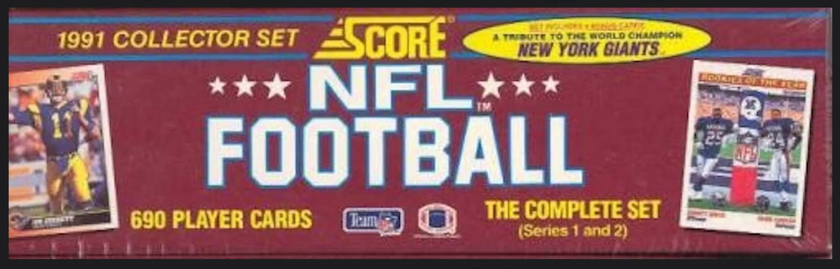 1991 Score Football Factory Set
