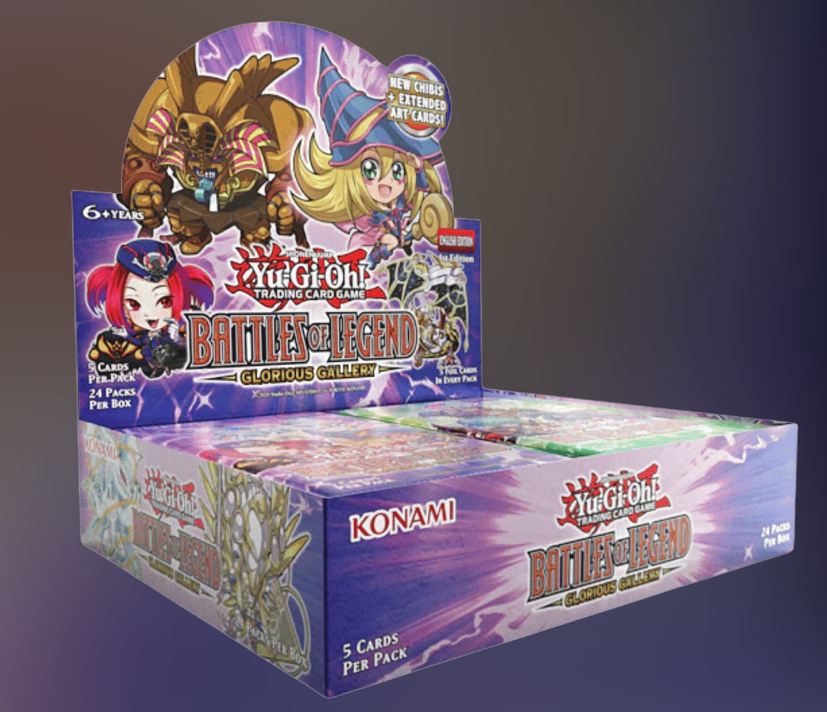 Yu-Gi-Oh!: Battles of Legend: Glorious Gallery Booster Box (1st Edition) (PRE-ORDER)