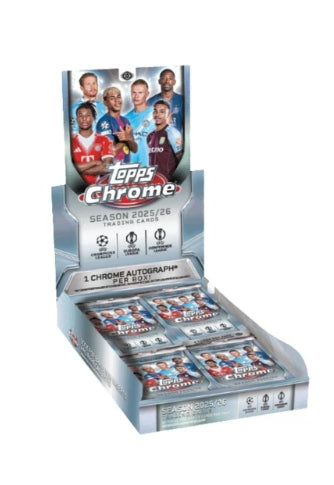 2025/26 Topps Chrome UEFA Club Competitions Soccer Hobby Box