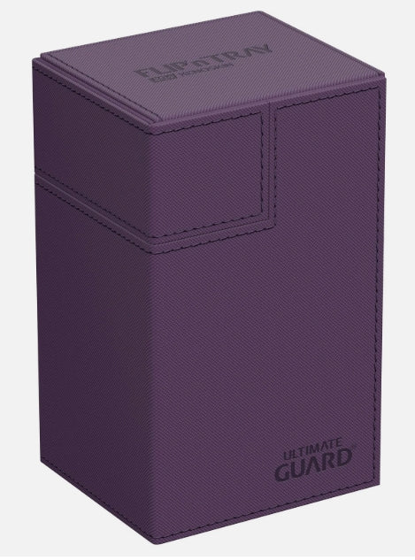Ultimate Guard : Flip N Tray Xenoskin 80+ Deckbox - Purple