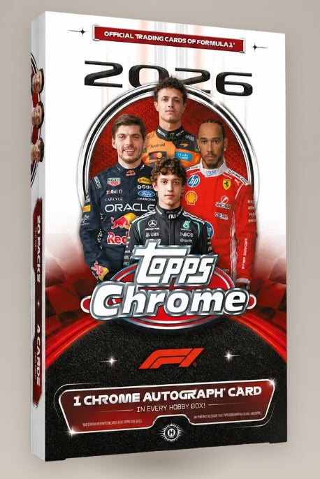 2026 Topps Chrome Formula 1 Hobby Box (PRE-ORDER)