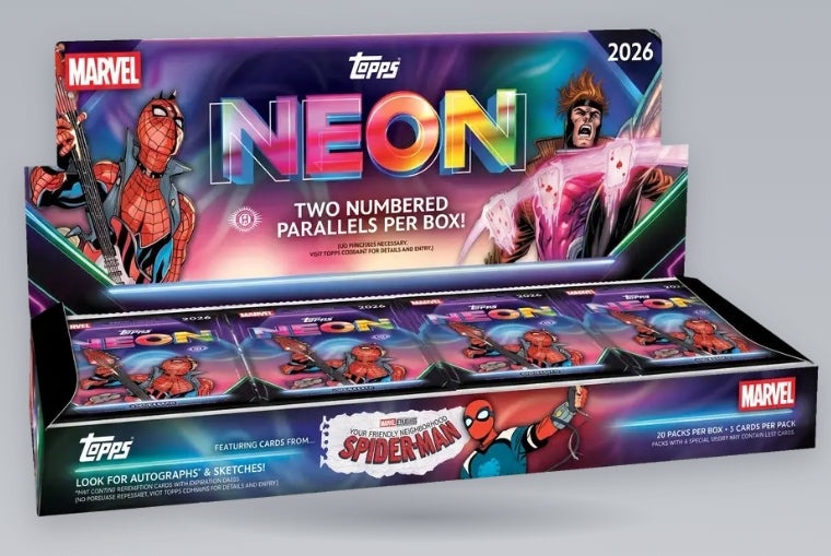 2026 Topps Neon Marvel Hobby Box (PRE-ORDER)
