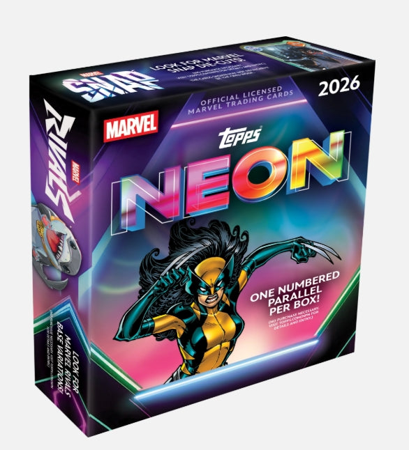 2026 Topps Neon Marvel Mega Box (PRE-ORDER)