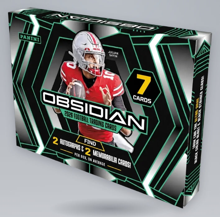 2026 Panini Obsidian Football Hobby Box (PRE-ORDER)