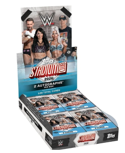 2026 Topps Stadium Club WWE Hobby Box (PRE-ORDER)