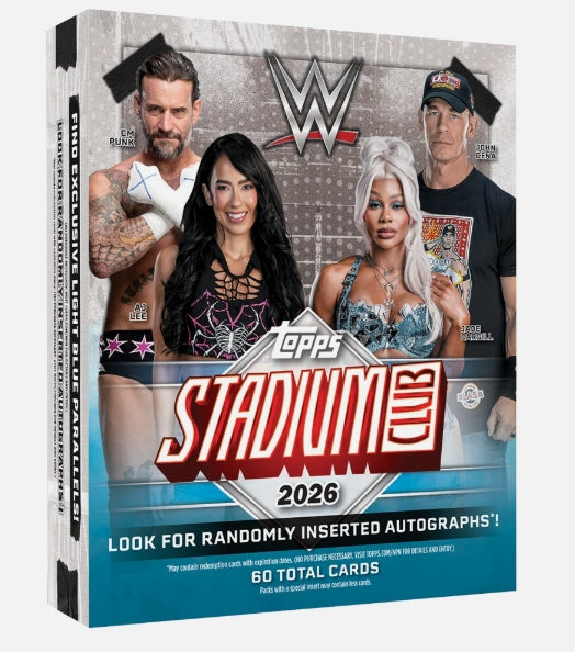 2026 Topps Stadium Club WWE Mega Box (PRE-ORDER)