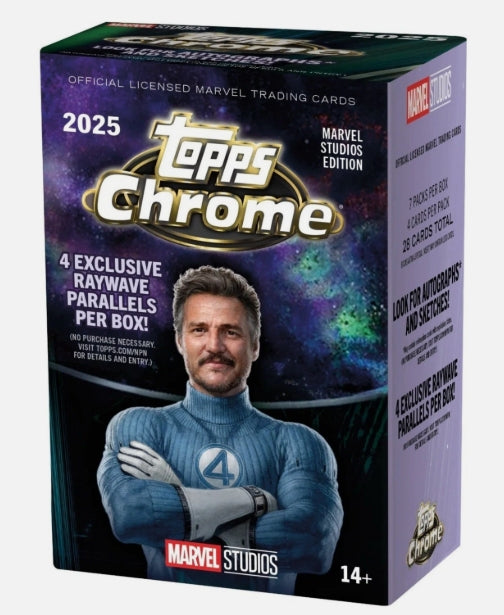 2025 Topps Marvel Studios Chrome Blaster Box