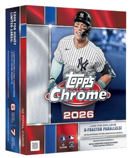 2026 Topps Chrome Baseball Mega Box (PRE-ORDER)