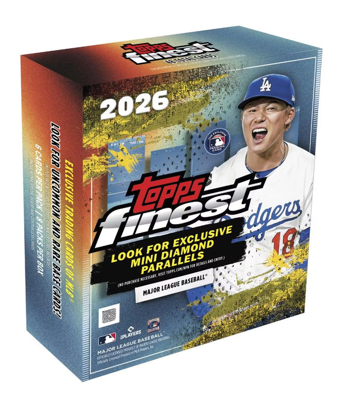 2026 Topps Finest Baseball Mega Box