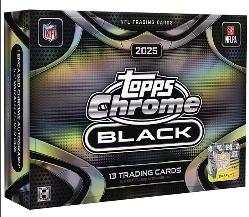 2025 Topps Chrome Black Football Hobby Box