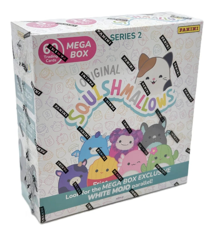 2025 Panini Squishmallows Series 2 Mega Box (White Mojo Parallels)