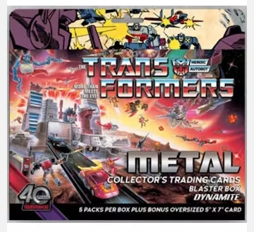 2026 Dynamite Transformers Metal Blaster Box