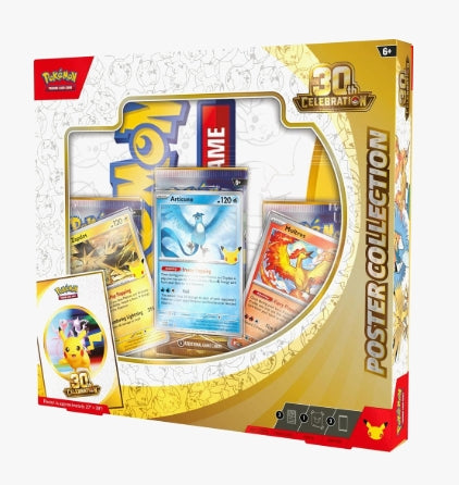 Pokemon TCG: 30th Celebration Poster Collection Box