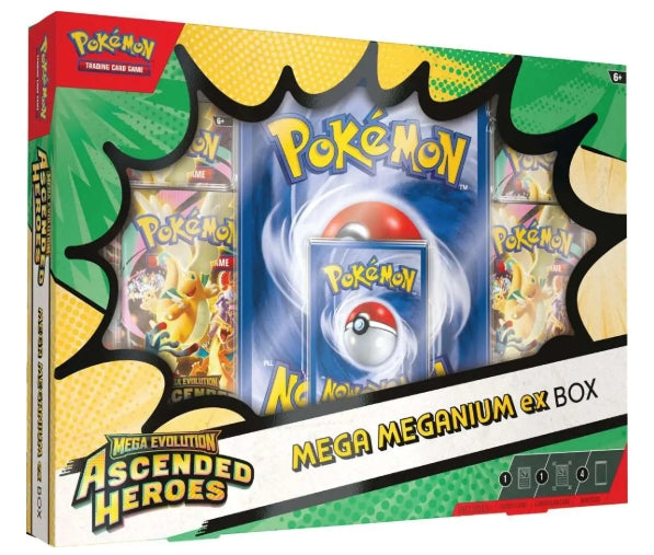 Pokemon TCG: Mega Evolution - Ascended Heroes Mega Box (Meganium Ex)