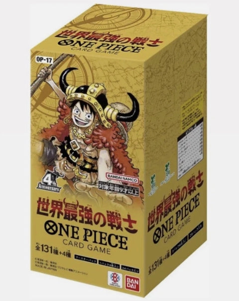 One Piece TCG: The Worlds Strongest Warriors Japanese Booster Box (OP-17)