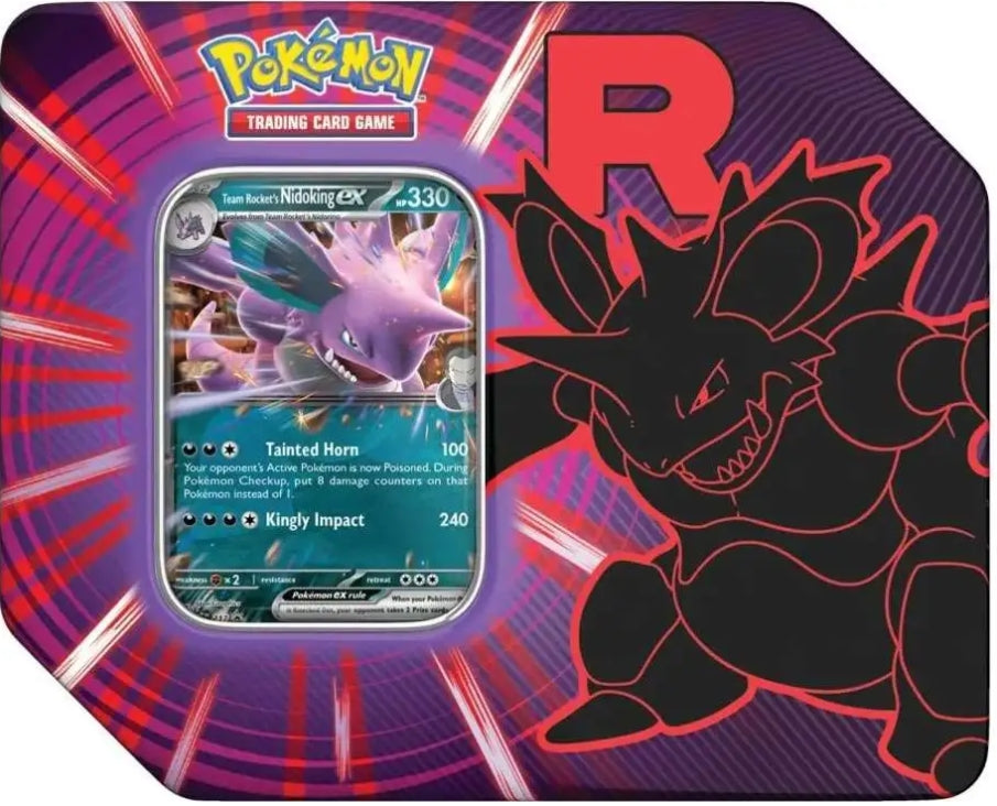 Pokemon TCG: Scarlet and Violet - Destined Rivals Tin (Nidoking EX)