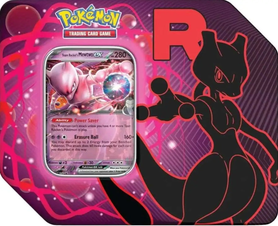 Pokemon TCG: Scarlet and Violet - Destined Rivals Tin (MewTwo EX)