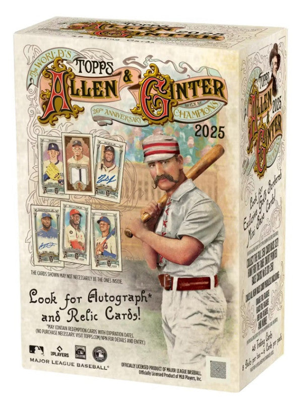 2025 Topps Allen and Ginter Baseball Blaster Box (SALE)