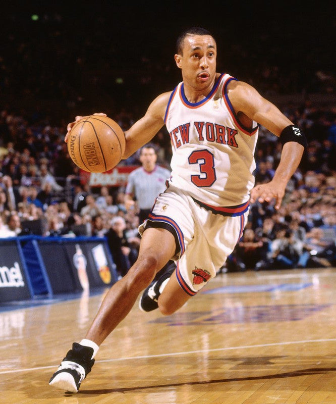 John Starks 8x10 Signed Dribbling Photo