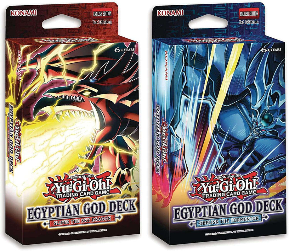 Yu-Gi-Oh: Egyptian God Deck Slifer & Obelisk Pack (Unlimited Edition) (SALE!)
