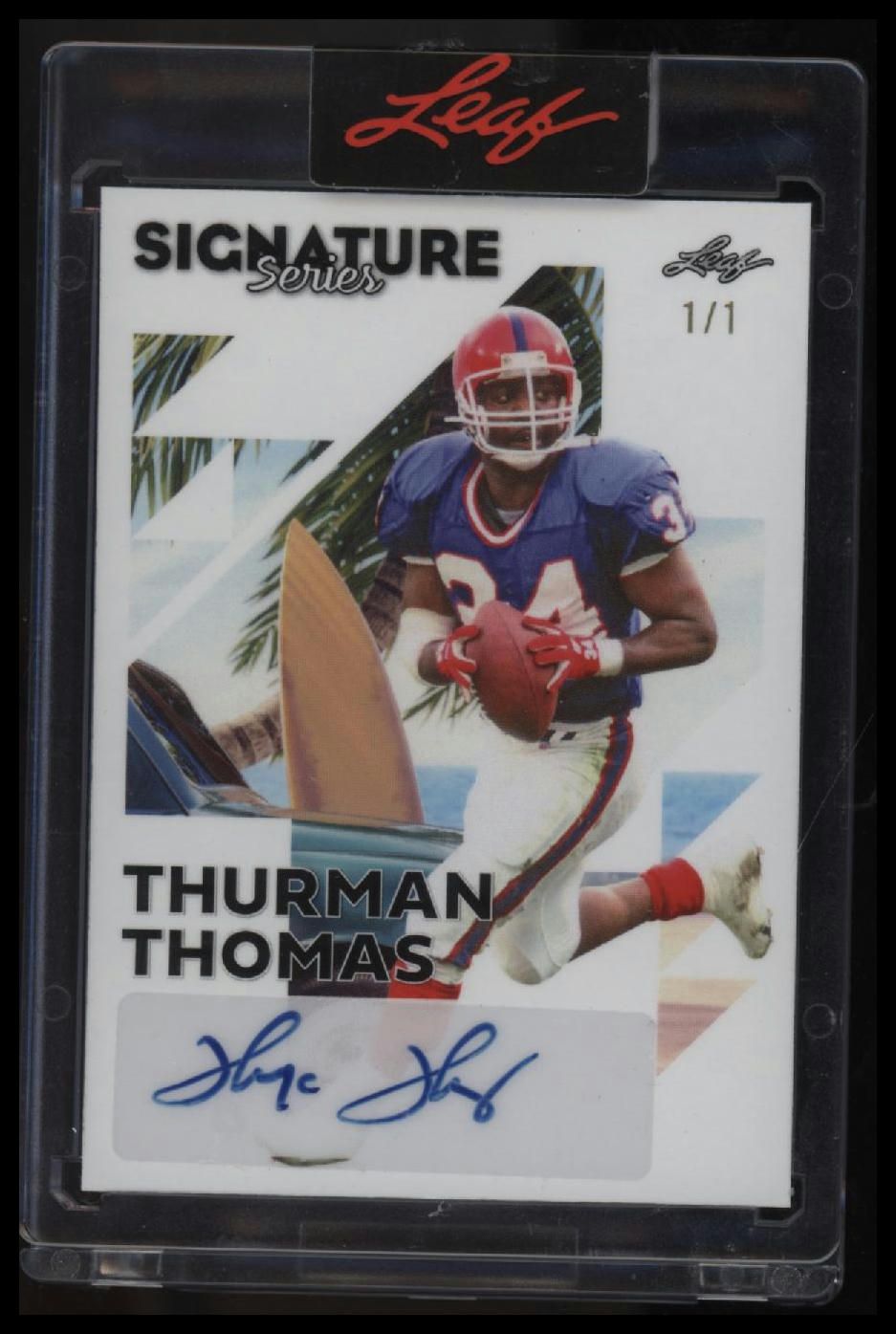 2023 Leaf Signature #BA-TT2 Thurman Thomas #1/1