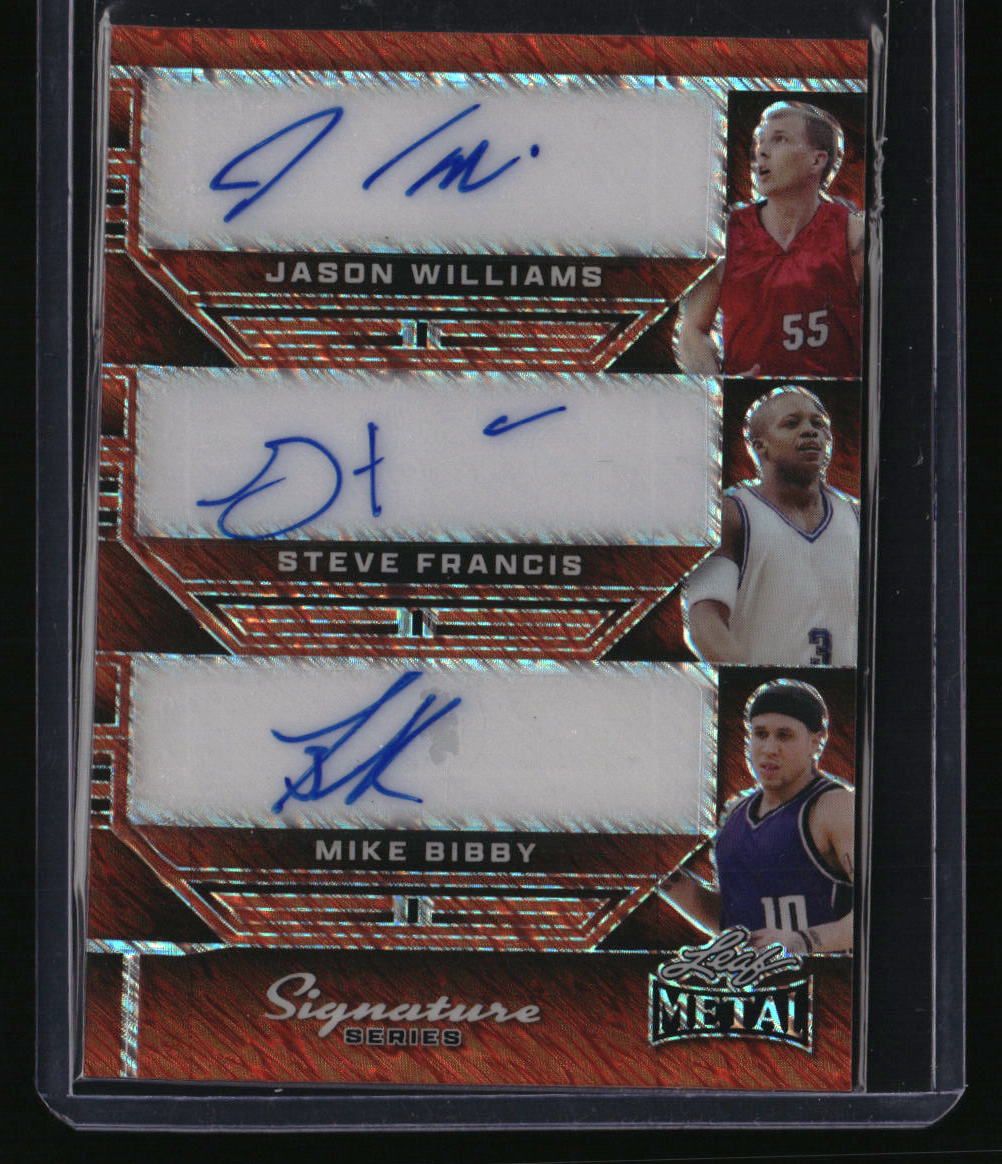 2024 Leaf Metal Signature Series Williams/Francis/Bibby