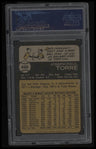 1973 Topps #450 Joe Torre PSA 9