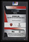 2025-26 Topps UEFA Club Competitions Declan Rice Base Autographs Gold Foil #/50