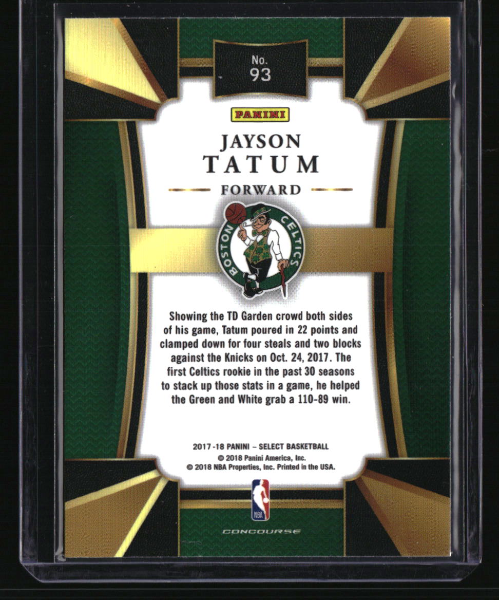 2017-18 Panini Select Jayson Tatum