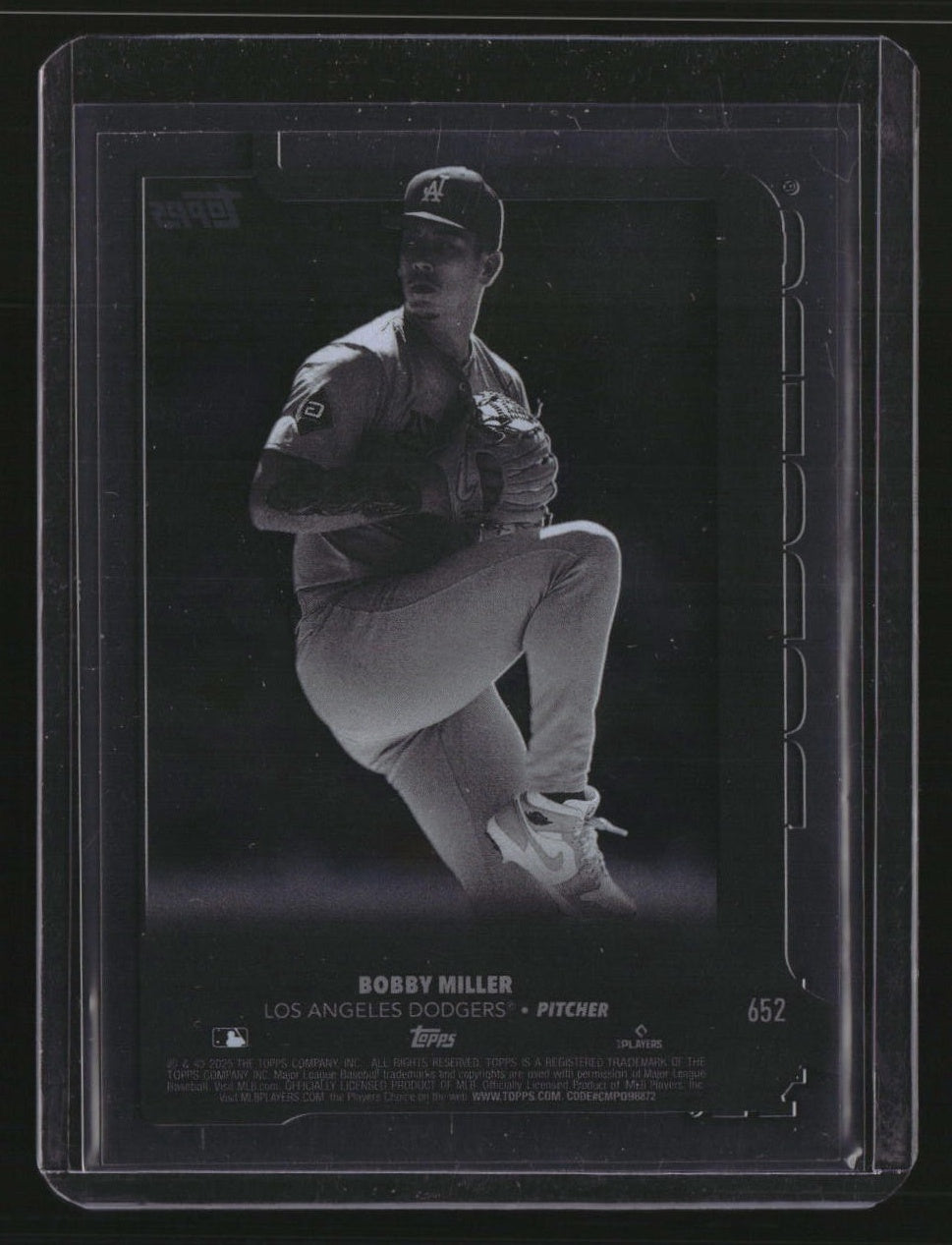 2025 Topps Bobby Miller Clear #/10