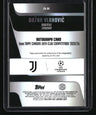 2025-26 Topps Chrome UEFA Club Competitions Dušan Vlahović Auto Orange #/25