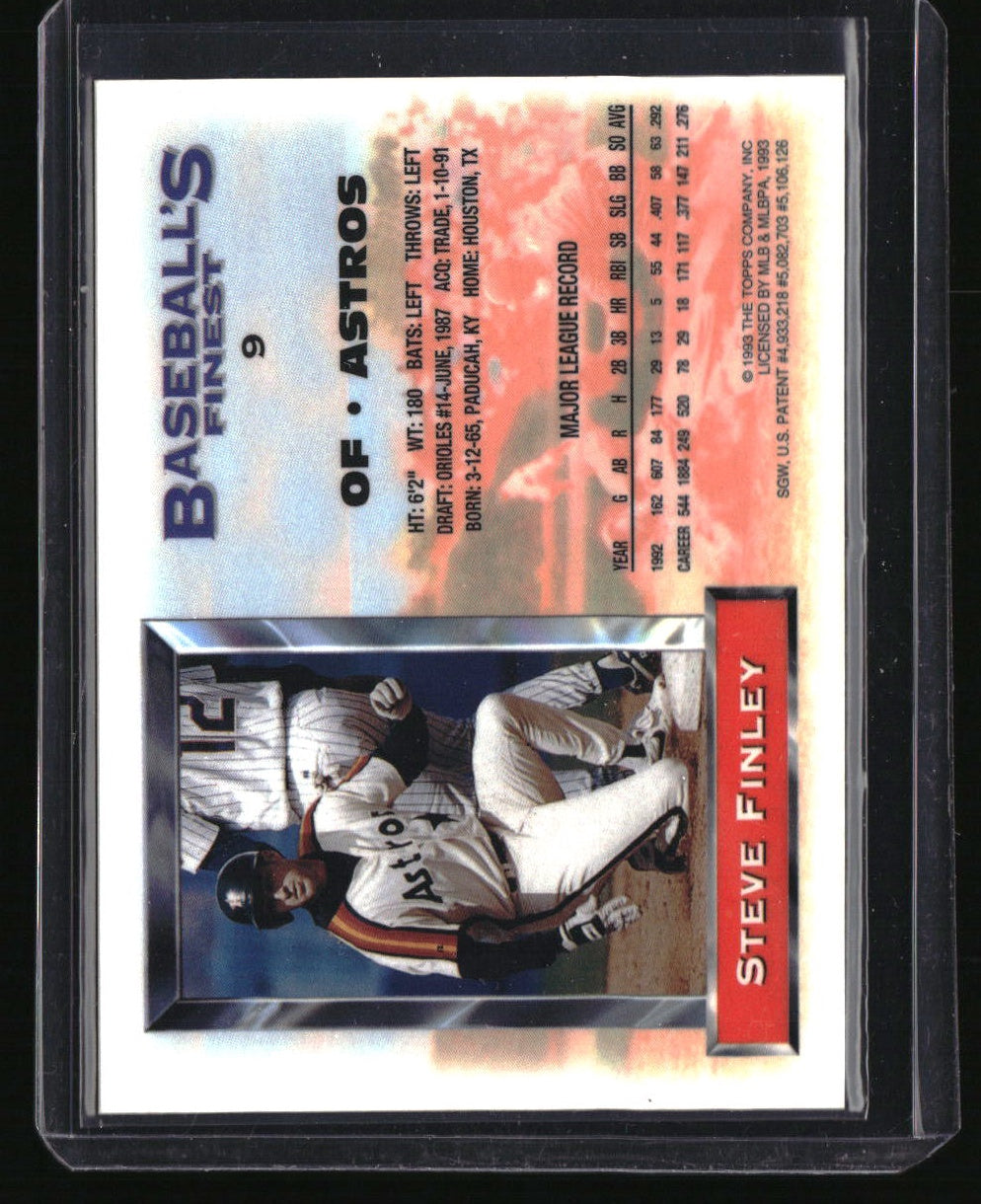 1993 Finest Steve Finley Refractors