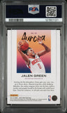 2021 Panini Court Kings Aurora Jalen Green Aurora PSA 9