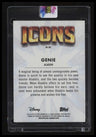 2025 Topps Chrome Disney Genie Disney Icons Red #1/5 Bookend
