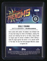 2026 Finest Cole Young Finest Phenoms Gold Geometric Refractors #/50