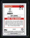 2020-21 Merlin UEFA Champions League Xavi Simons Refractor