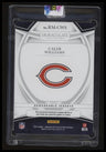 2025 Immaculate Collection Caleb Williams Remarkable Memorabilia Gold #/10