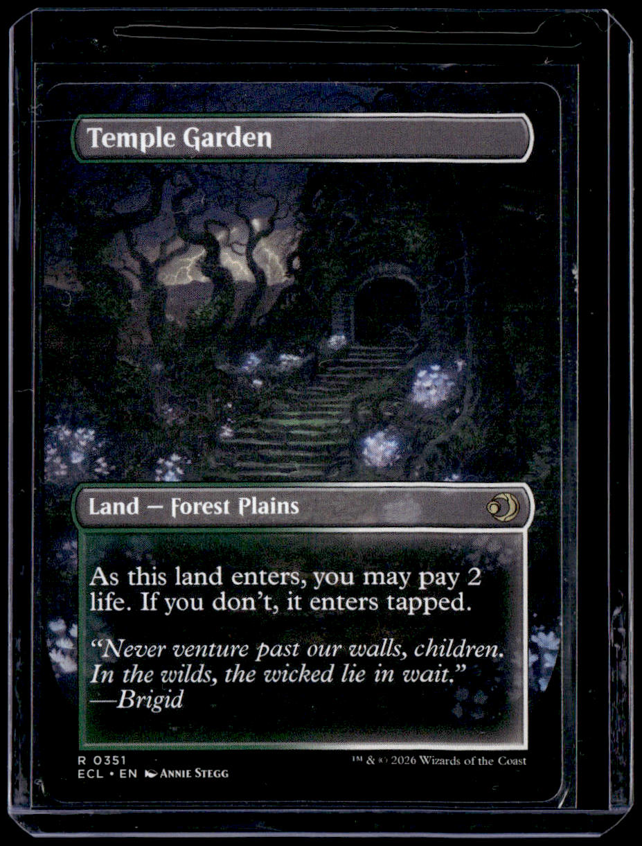 Lorwyn Eclipsed Temple Garden (Borderless)