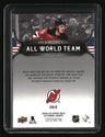 2025-26 Upper Deck Jack Hughes All-World Team Gold #/25
