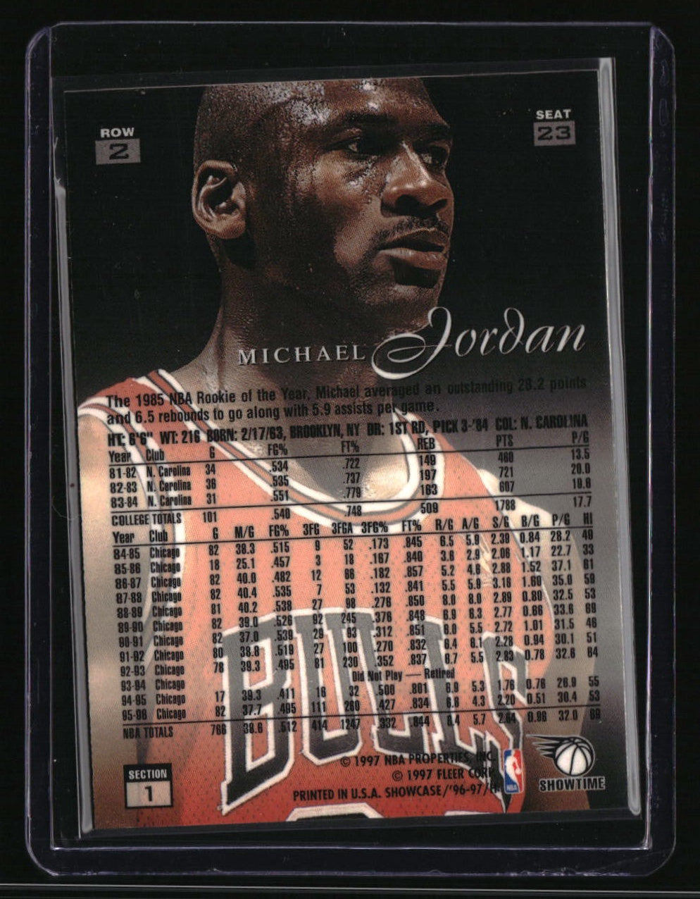 1996-97 Flair Showcase Michael Jordan