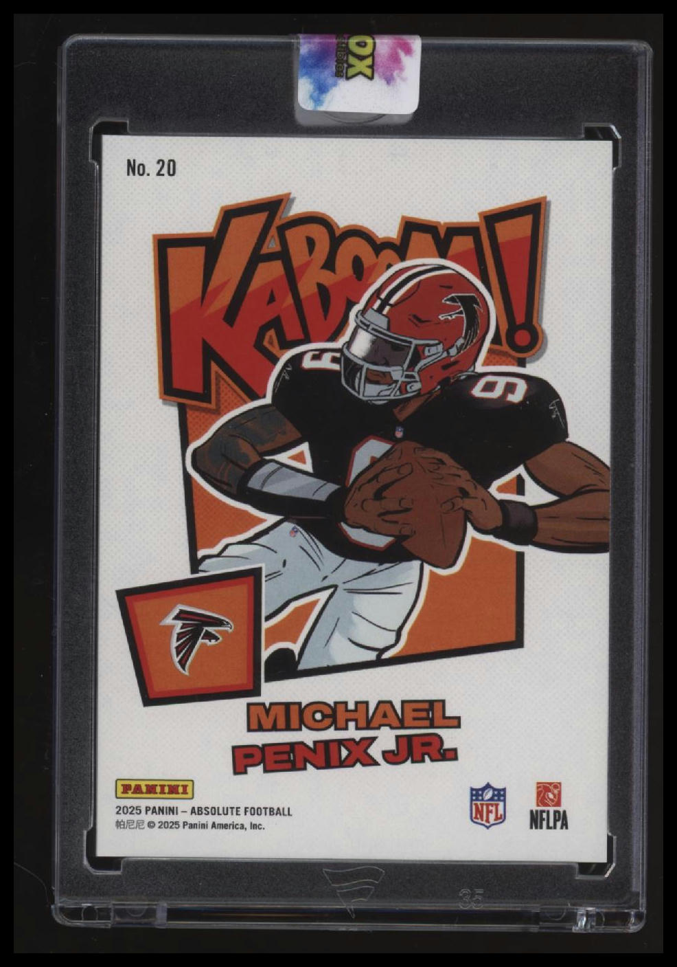 2025 Panini Absolute Michael Penix Jr. Kaboom! Horizontal