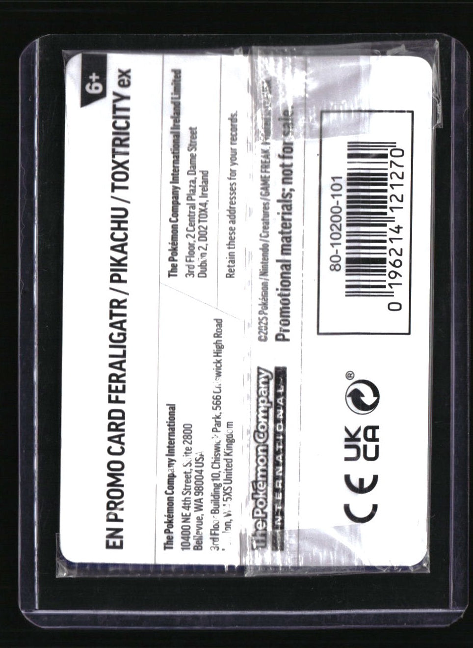 SV: Scarlet & Violet Promo Cards Feraligatr Sealed