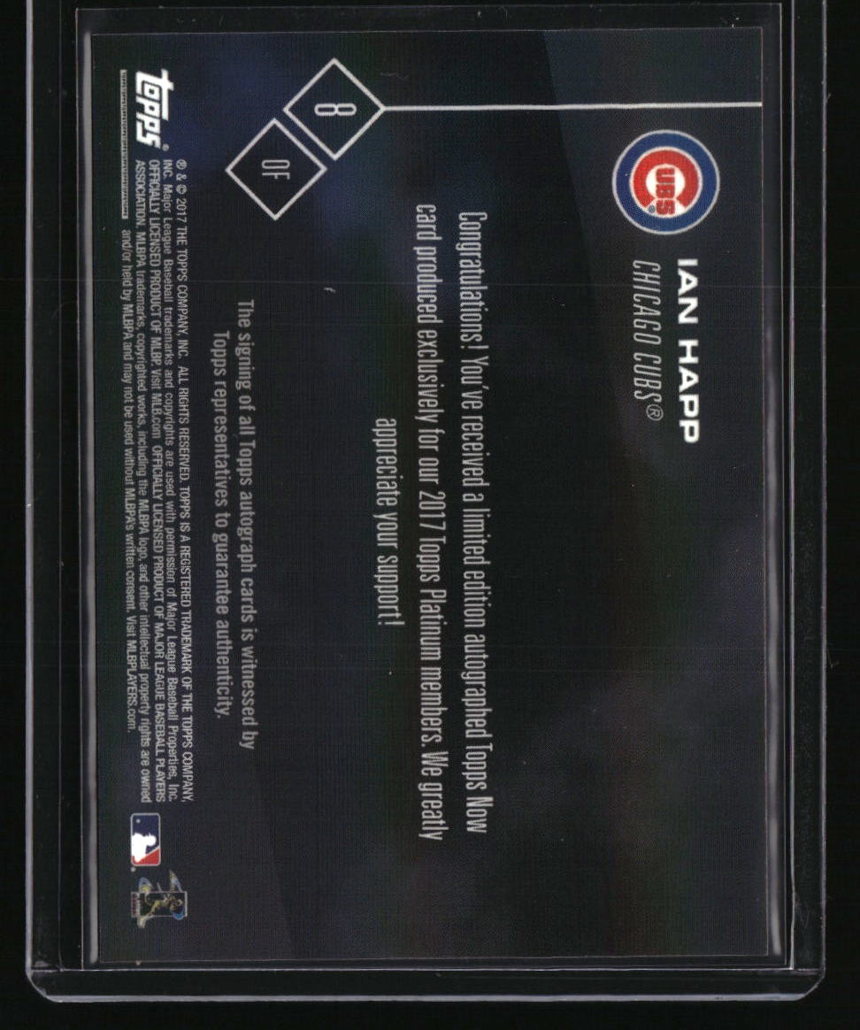 2017 Topps Now Ian Happ Auto