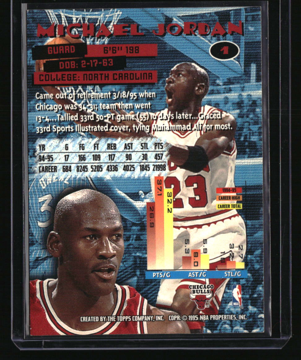 1995-96 Stadium Club Michael Jordan