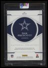 2021 Panini National Treasures Dak Prescott Material Signatures Holo Silver #/25