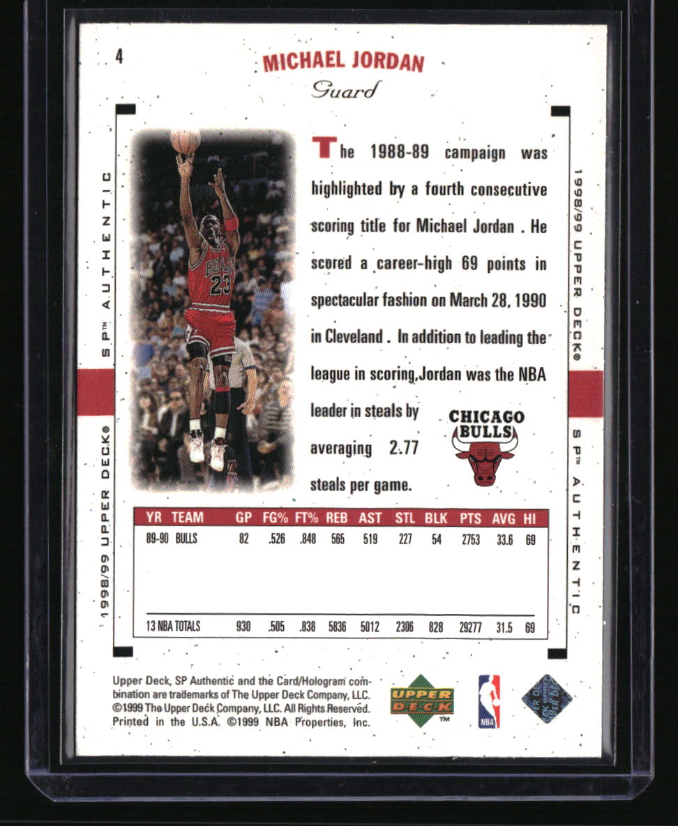 1998-99 SP Authentic Michael Jordan