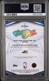 2025 Topps Chrome Future Stars Autographs Walter Clayton Jr. Au-Gld Ref PSA 9