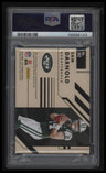 2018 Panini Gold Standard Sam Darnold Jumbo Jersey Autograph PSA 7