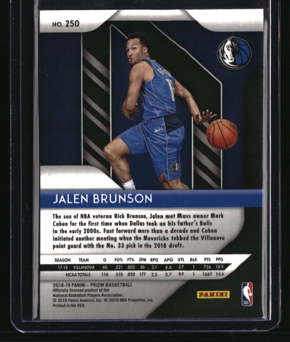 2018-19 Panini Prizm Jalen Brunson
